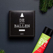DE (Kerst)BALLEN! - chocola  in cadeau-doosje - per 6