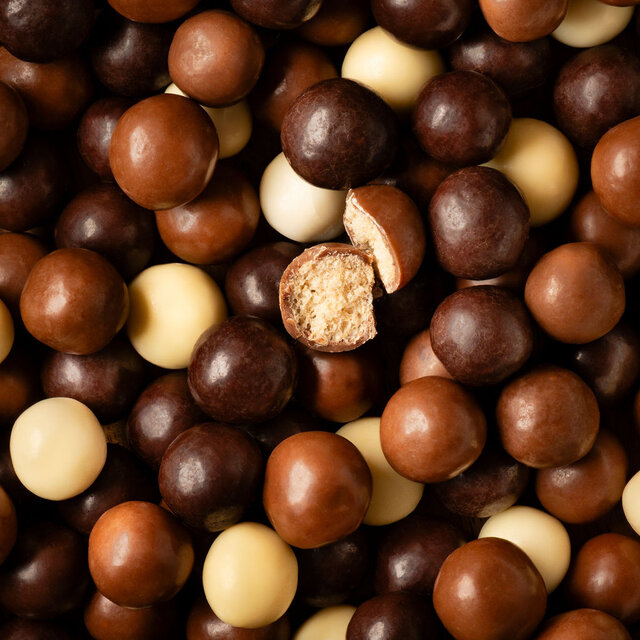 DE (Kerst)BALLEN! - chocola  in cadeau-doosje - per 6