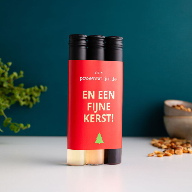 Een proevewijntje en een fijne kerst! - per 6