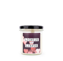 Kaars groot - Lichtje met liefde - per 6
