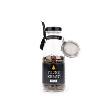 Fijne kerst thee - Verse thee in fles met kaart thee ei - Per 6