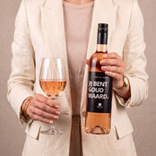 Jij bent goud waard wijn - rosé - per 6