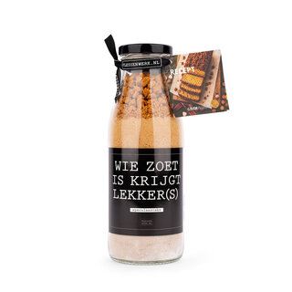 Wie zoet is krijgt lekkers - DIY Speculaascake - per 6