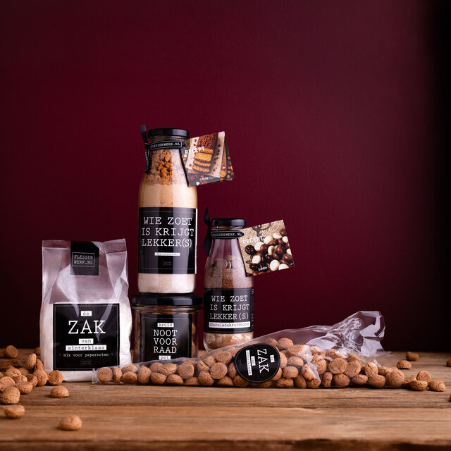 Wie zoet is krijgt lekkers - Chocolade kruidnoten - per 6