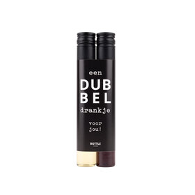 'n Dubbel drankje - Voor jou! (Zwart/Goud) - per 6