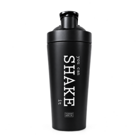 You can SHAKE it! - shakebeker 750 ml - stainless steel - per 6