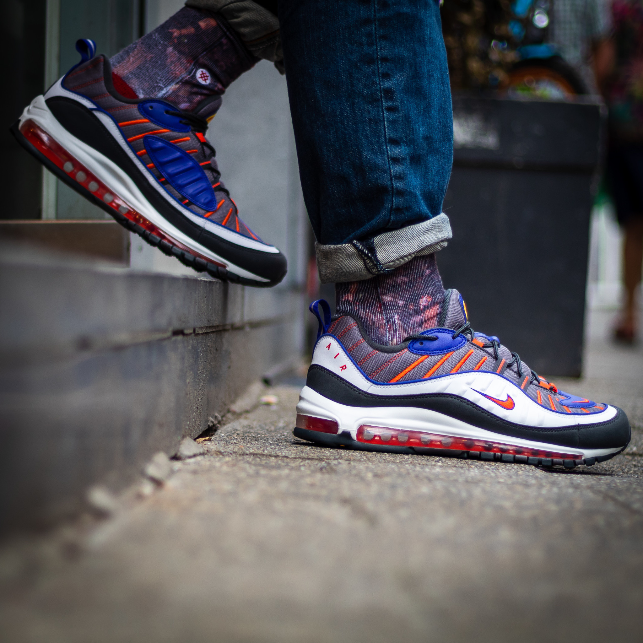 air max 98 gunsmoke orange