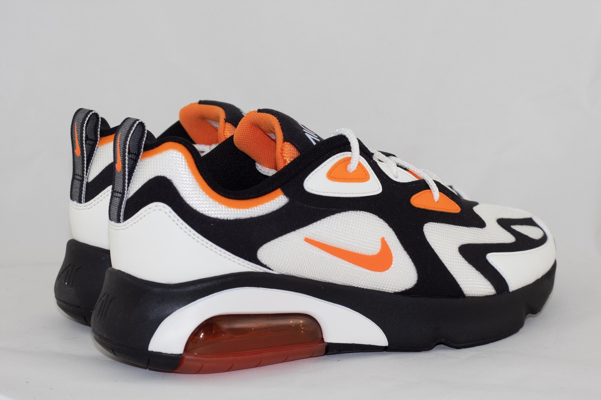 air max 200 orange and black