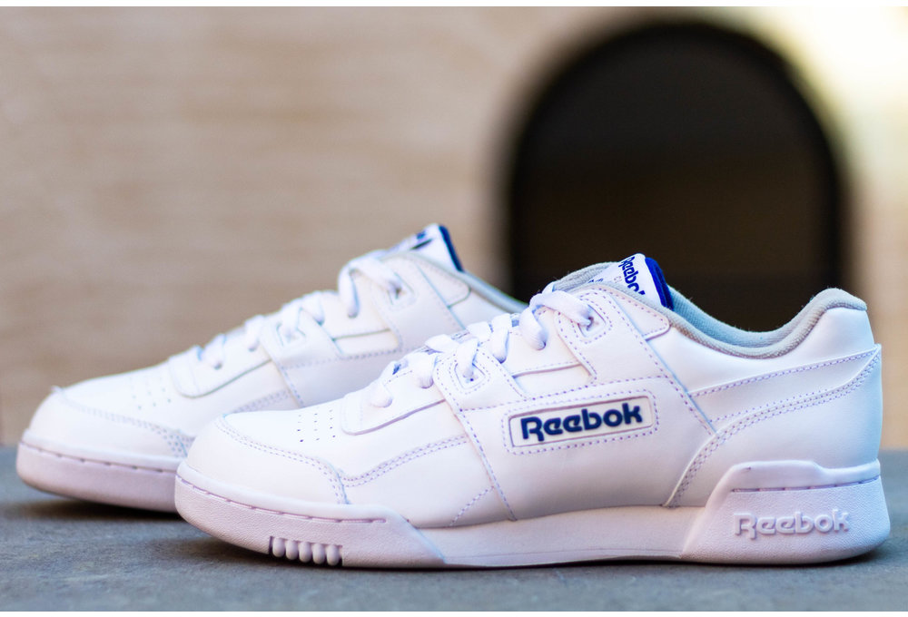 reebok workout plus white royal