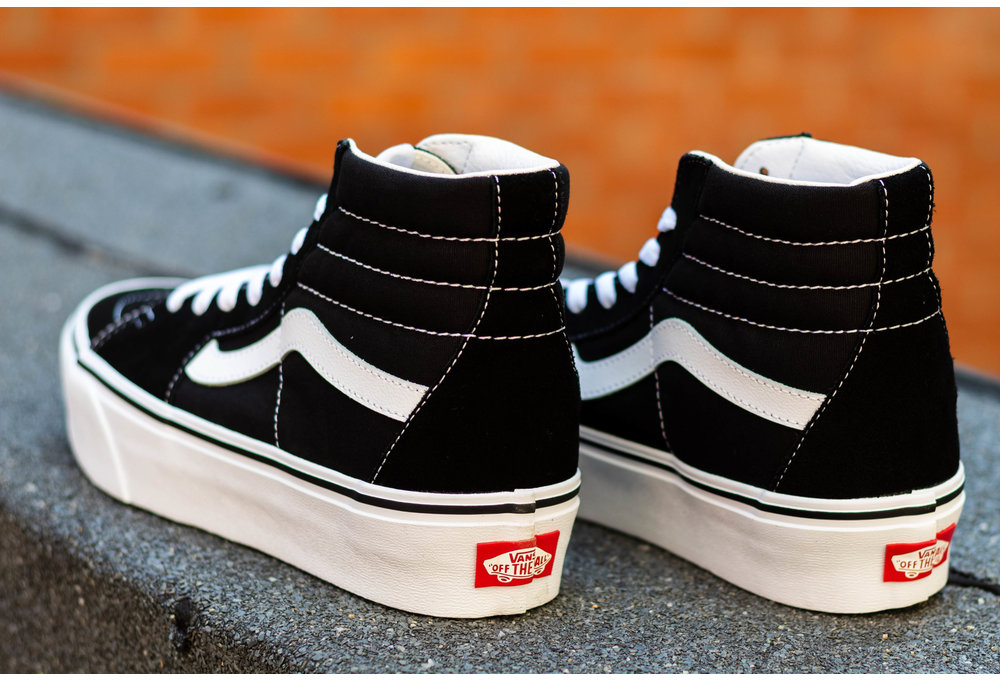 VANS SK8-HI Platform 2 Black/True White