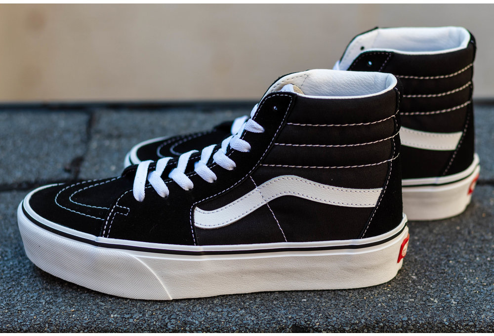 VANS SK8-HI Platform 2 Black/True White