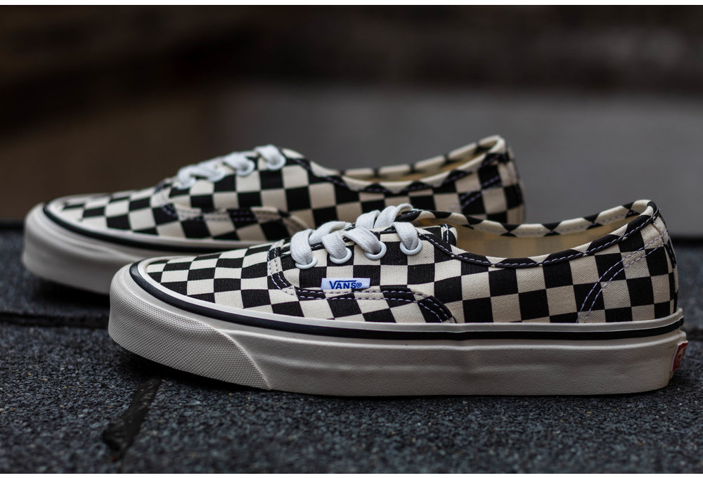 VANS AUHTENTIC 44 DX (Anaheim factory) Black/Checkerboard