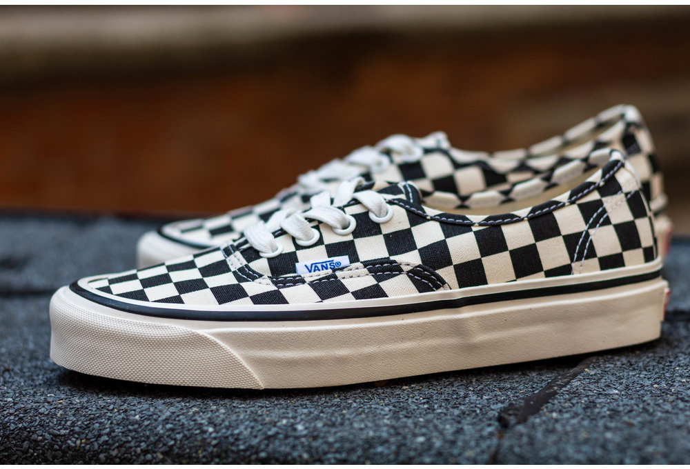 VANS AUHTENTIC 44 DX (Anaheim factory) Black/Checkerboard