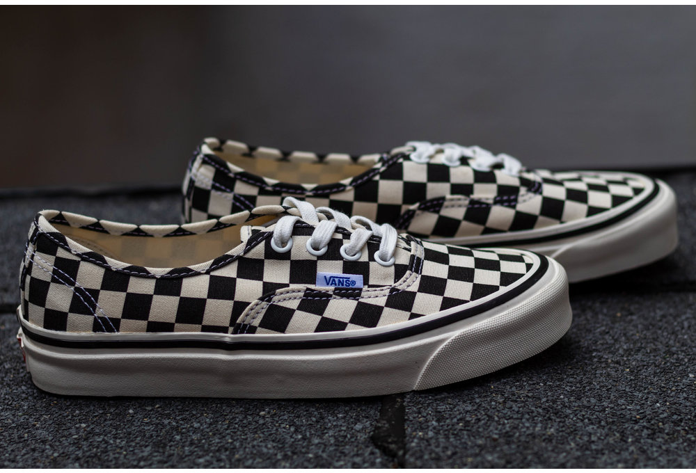 VANS AUHTENTIC 44 DX (Anaheim factory) Black/Checkerboard