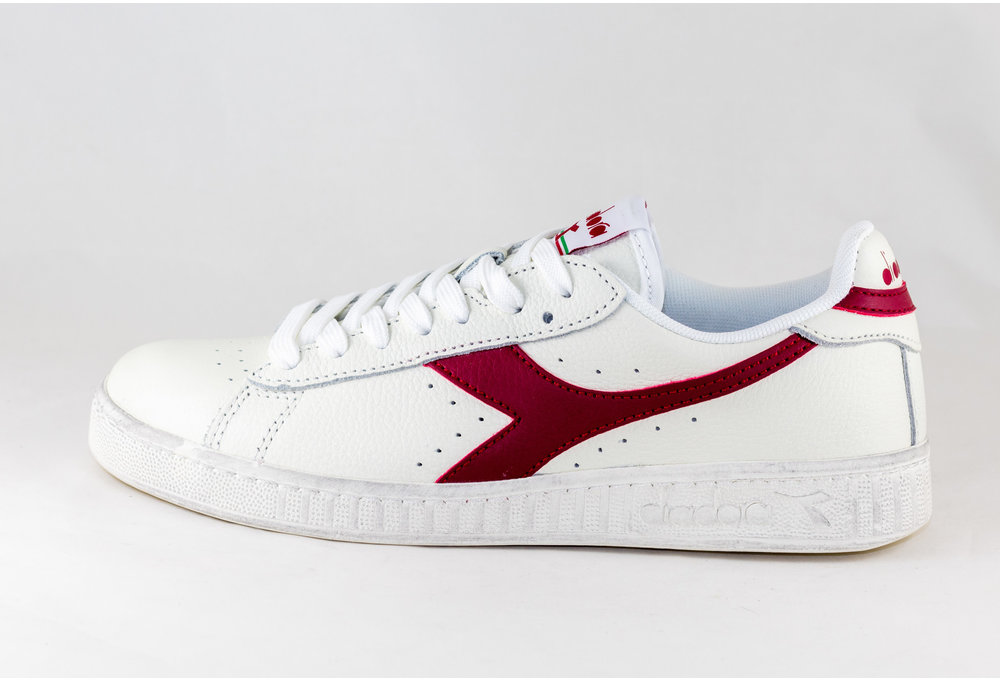 DIADORA GAME L LOW WAXED White/ Red Pepper