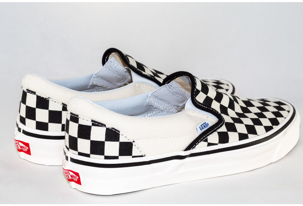 VANS CLASSIC SLIP-ON ( Anaheim Factory) Blk&Wht Checkerboard