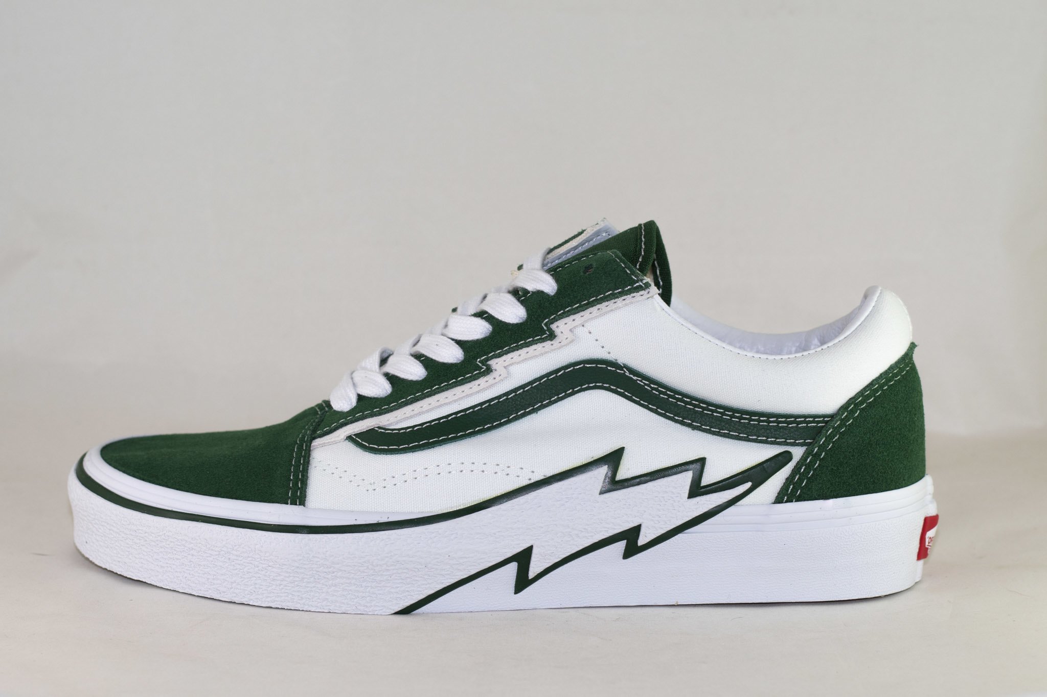 Vans Old Skool Bolt Sneakers in Green and Black