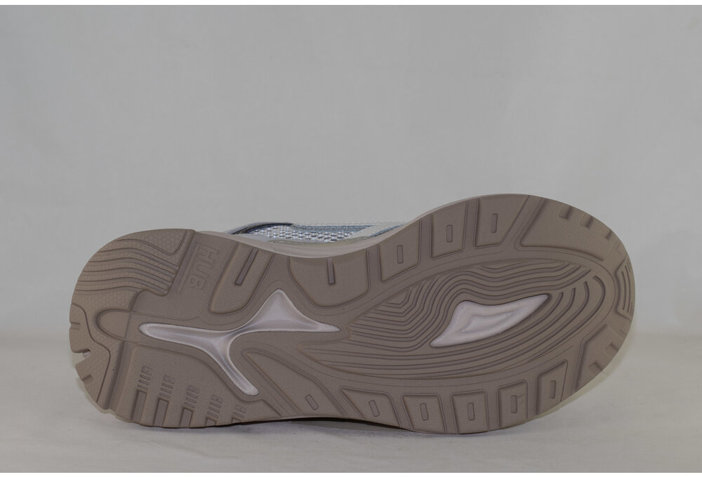 HUB SLAM M35  Mid Grey/ Off Wht/ Washed Linen/ Lt bone- Almond Brwn