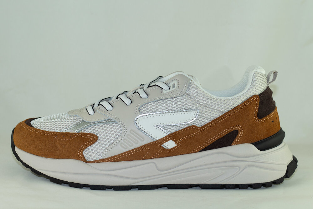 HUB HUB GRID M37 Lt Bone/ Off White/ Cognac/ Lt Bone- Black