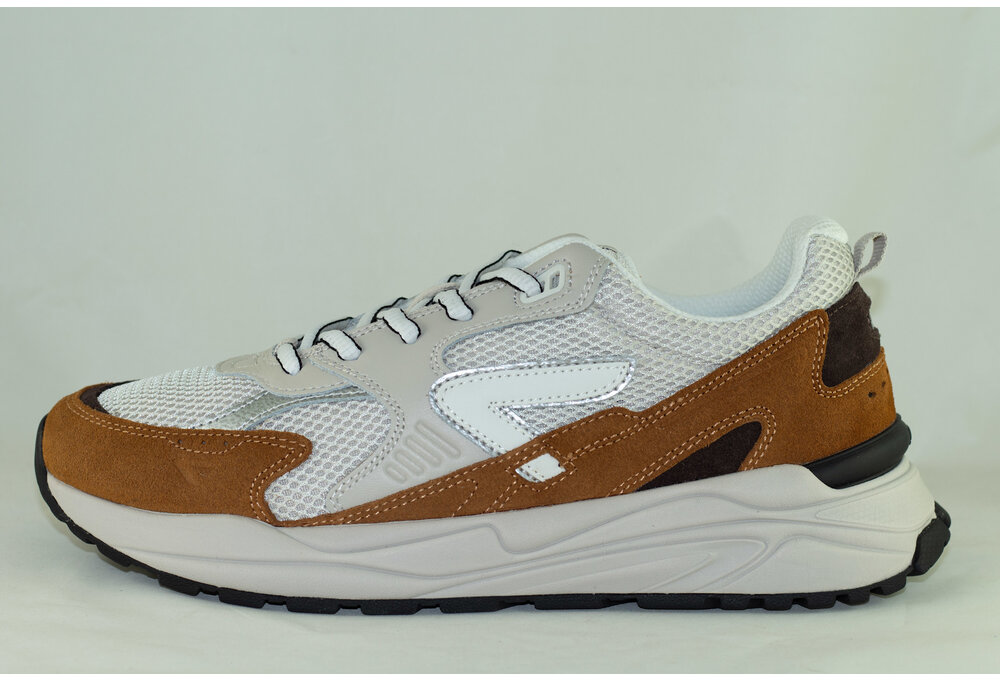 HUB GRID M37 Lt Bone/ Off White/ Cognac/ Lt Bone- Black