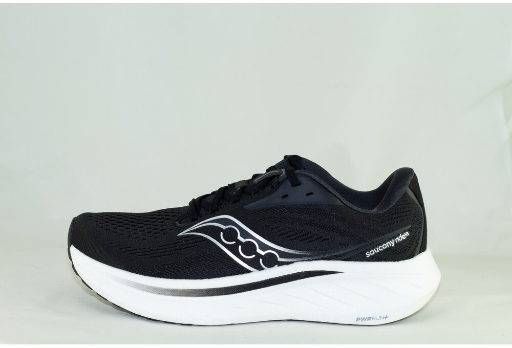 SAUCONY RIDE 18 Black/ White