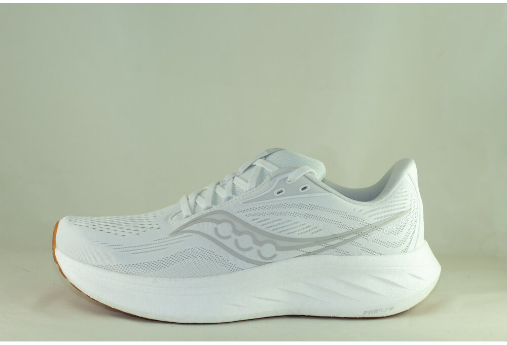 SAUCONY RIDE 18 White/ Gum