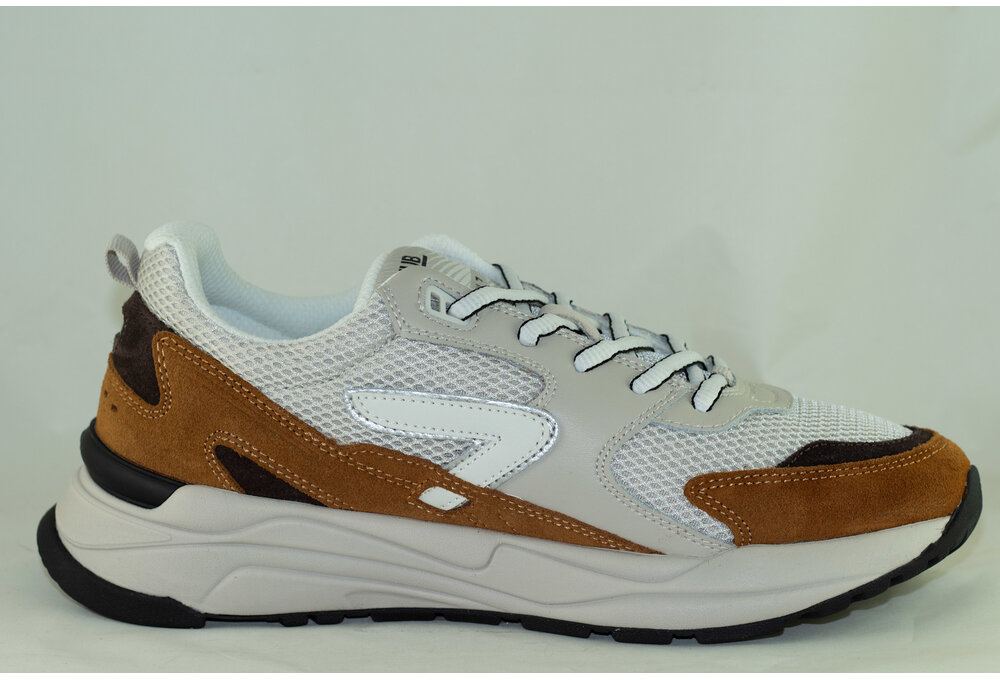 HUB GRID M37 Lt Bone/ Off White/ Cognac/ Lt Bone- Black