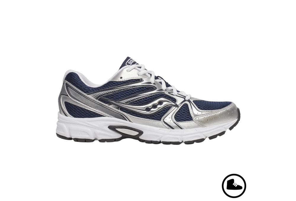 SAUCONY RIDE MILLENNIUM Navy/ Silver