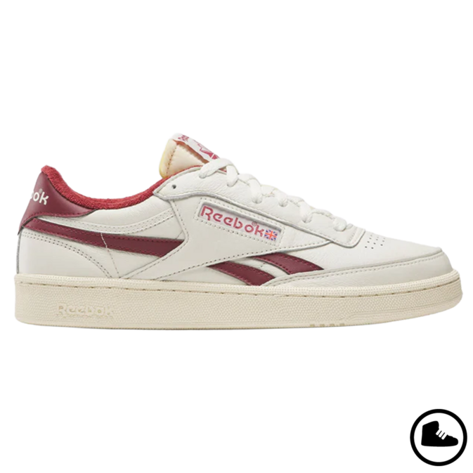 REEBOK REEBOK CLUB C REVENGE Chalk/ White/ Burgundy