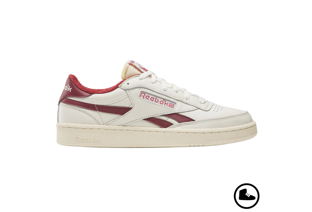REEBOK CLUB C REVENGE Chalk/ White/ Burgundy
