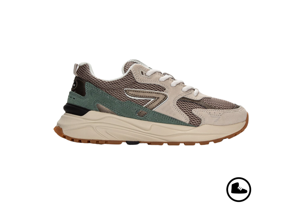 HUB Grid S48 Almond Brn/Dark Antique Bronze/Sage Green/Light Bone-Dark Gum