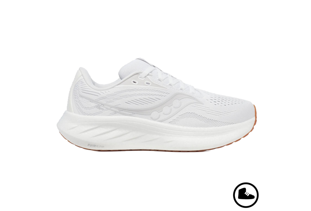 SAUCONY RIDE 18 White/ Gum