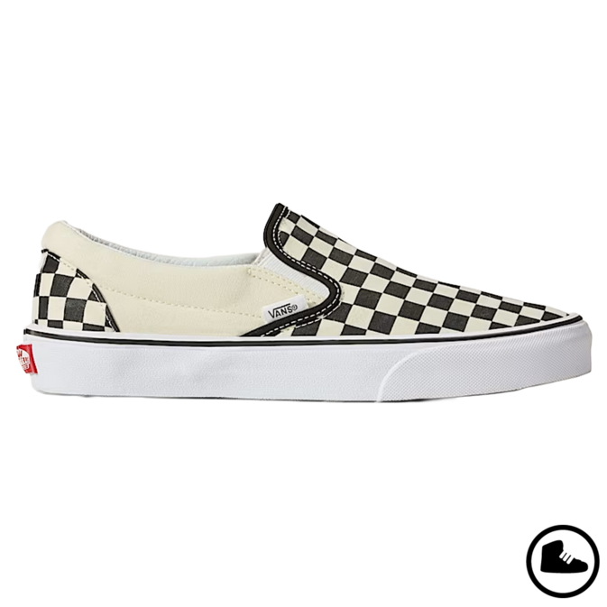 VANS VANS CLASSIC SLIP-ON Black/ White  ( Checkerboard )