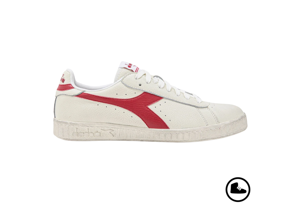 DIADORA GAME LOW WAXED White/ Red Pepper