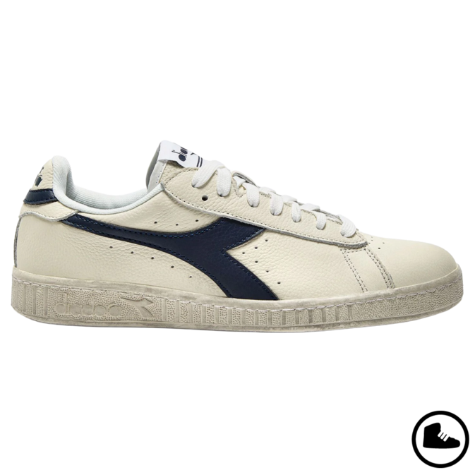 DIADORA DIADORA GAME LOW WAXED White/ Blue Caspian Sea