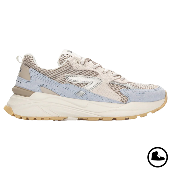HUB HUB Grid M49 Almond Brown/ Silver/ Skyway/ Off White- Milky Gum