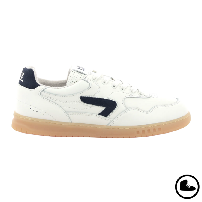 HUB HUB VANCOUVER Leather Off White/ Navy/ Milky Gum- Milky gum
