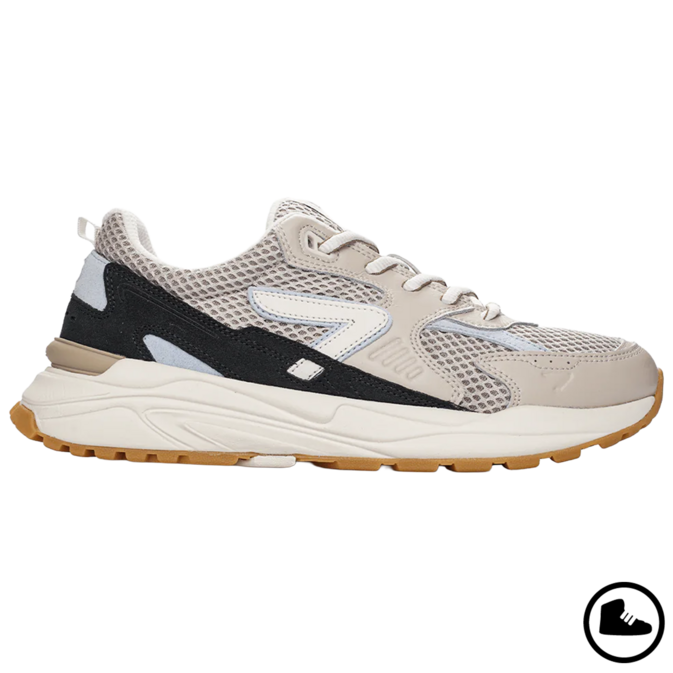 HUB GRID M48 Almond Brown/ Off White/ Navy/ Off White Lt gum