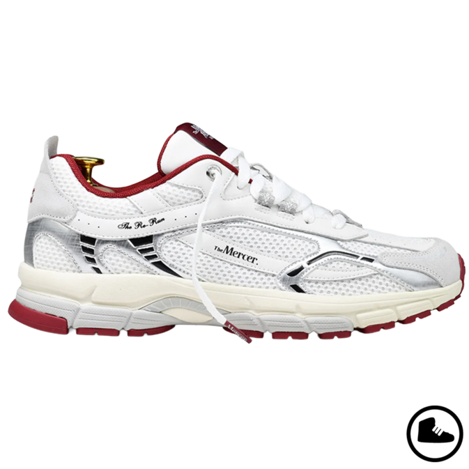 Mercer MERCER THE RE-RUN WHITE SILVER White/ Red