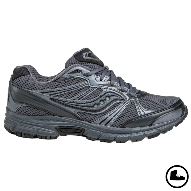 SAUCONY GRID LEGACY Gunmetal/ Black