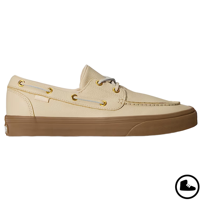 VANS 2-EYELET BOAT SHOE Leather Tan
