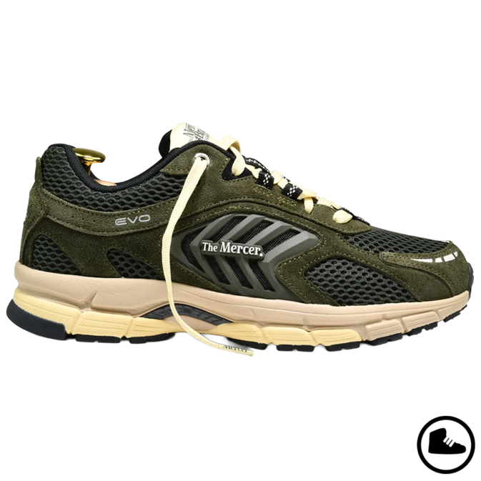 MERCER THE RE-RUN EVO Nubuck Army Green