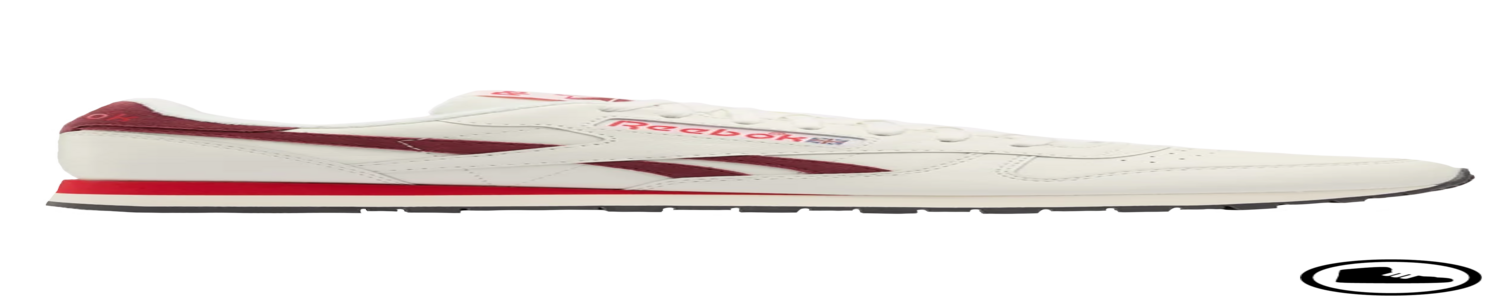 REEBOK CLASSIC LEATHER Chalk/ Beige/ Red