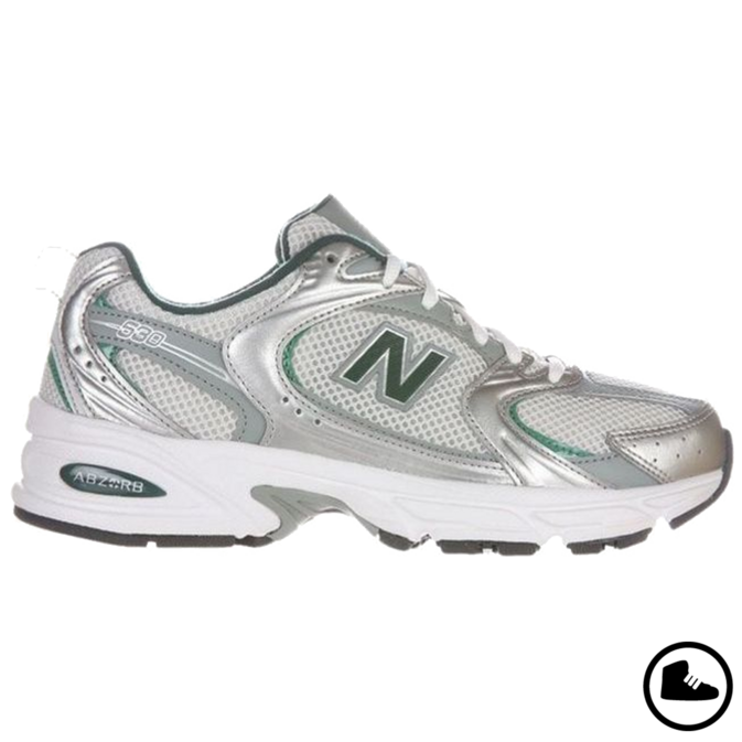 NEW BALANCE U530SMS Silver Metallic/ Grey Matter