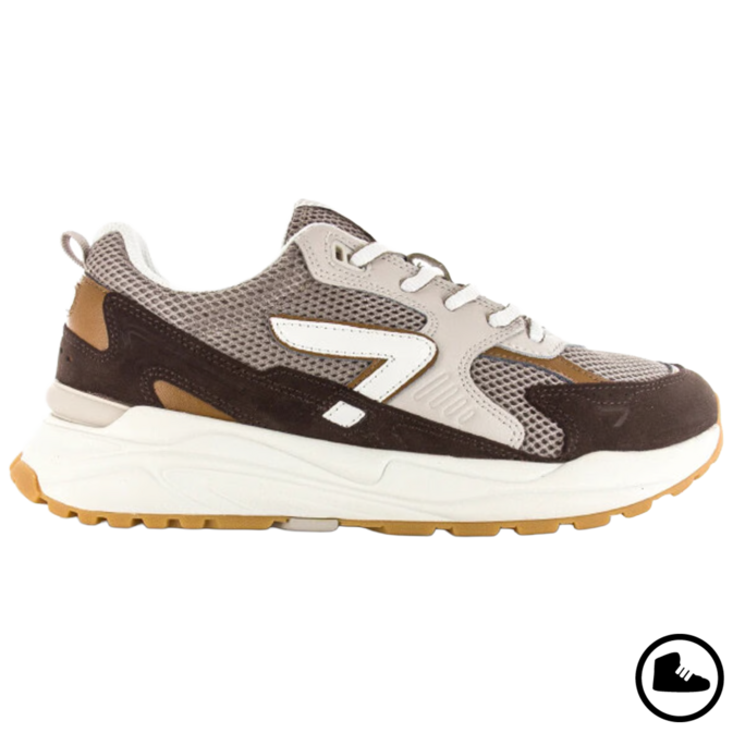 HUB GRID M37 Almond Brown/ Off White/ Dark Coffee