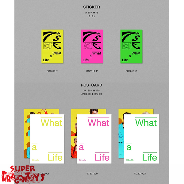 EXO-SC - WHAT A LIFE - [SC2019_Y] VERSION - 1ST MINI ALBUM