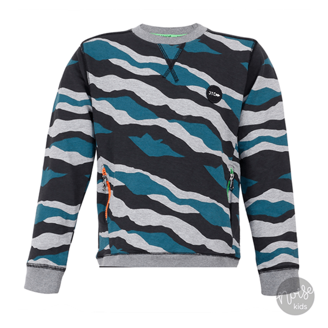 Jumping The Couch Sweater Camo Noise Kids