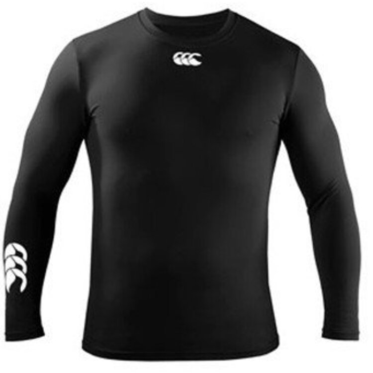 Canterbury Shirt Long Sleeve Heren Zwart
