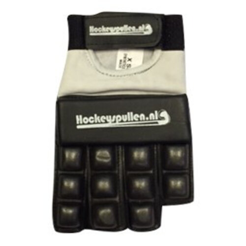 Hockeyspullen.nl Handschoen Half Finger Basic Zwart *