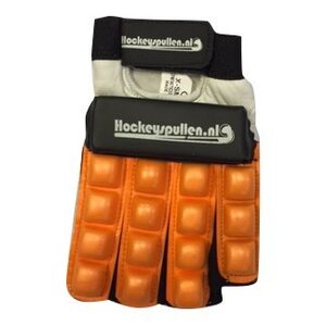 Hockeyspullen.nl Handschoen Half Finger Basic Oranje *